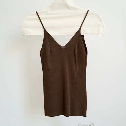 Ribbed V Neck Vest Ribbed V Neck Vest