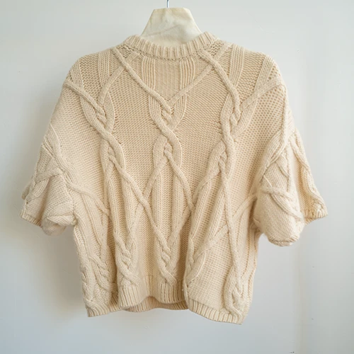 Square Neck Ribbed Sweater Square Neck Ribbed Sweater