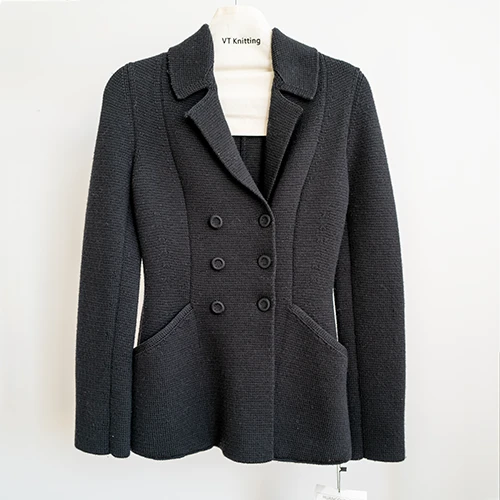 Black Wool Blazer Coat Black Wool Blazer Coat